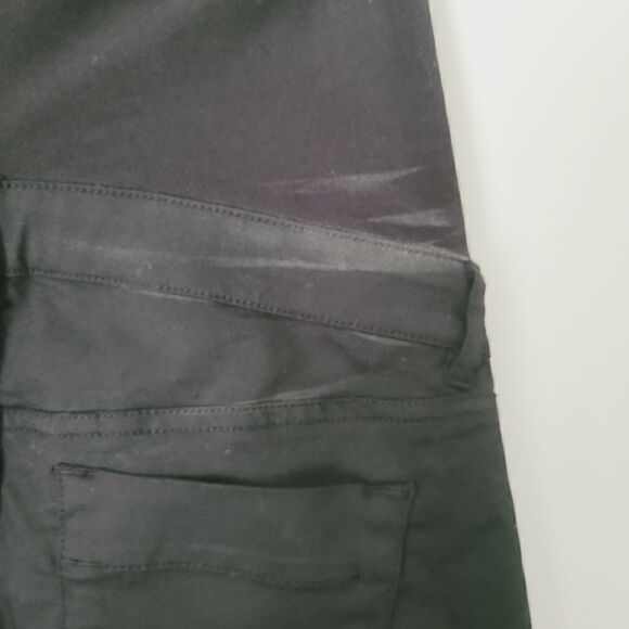 New H&M Mama Black Maternity Skinny Leg Jeans Size 8 NWT - Picture 6 of 7